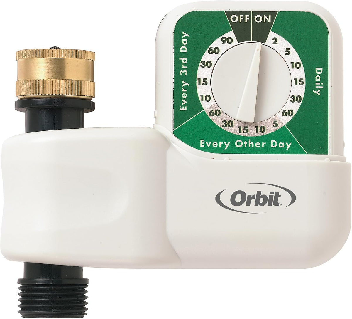 62024 Single-Dial Hose Watering Digital Timer, "3"" x 7.5"" x 9.5"""