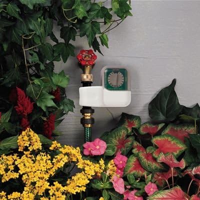 62024 Single-Dial Hose Watering Digital Timer, "3"" x 7.5"" x 9.5"""