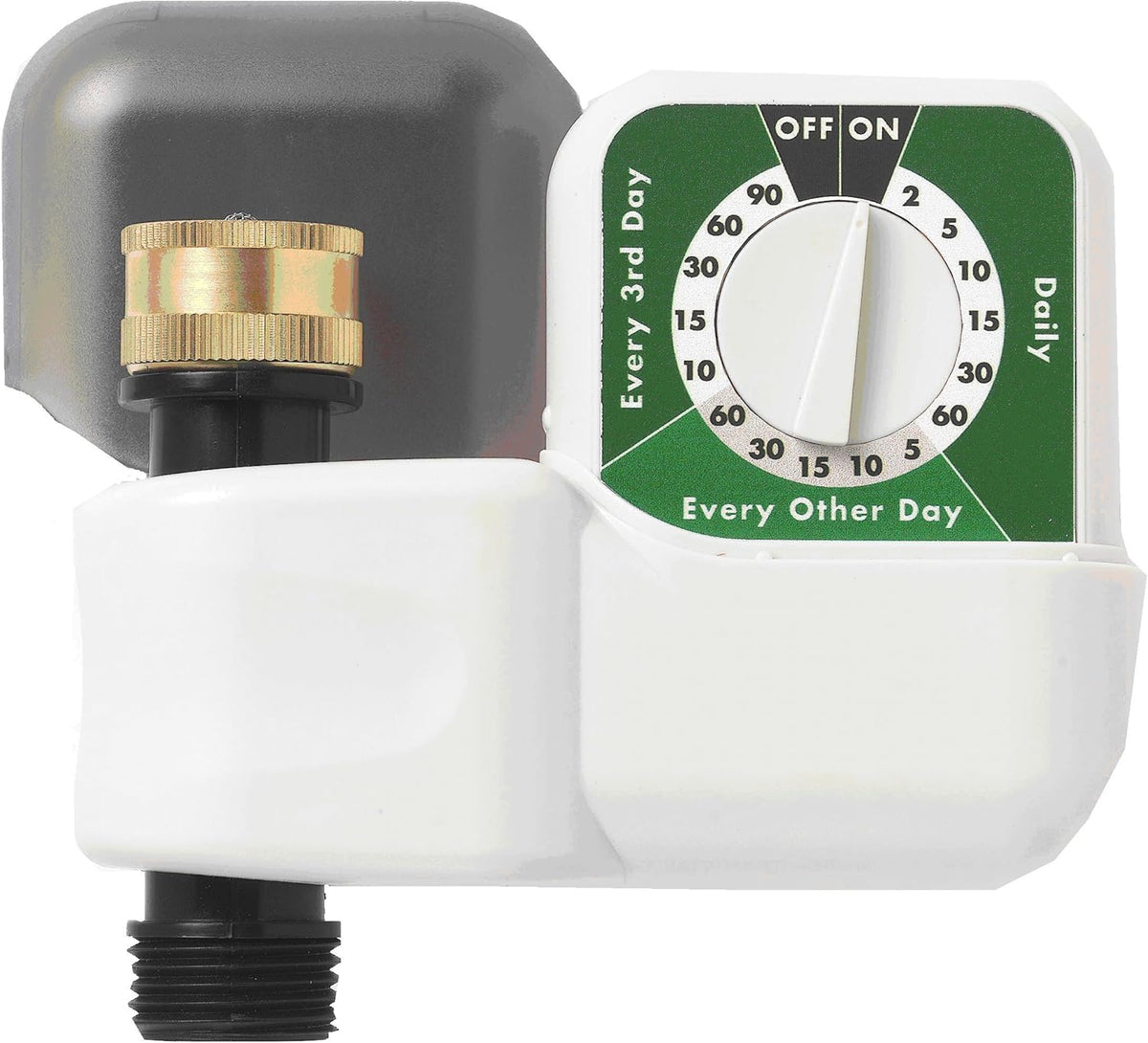 62024 Single-Dial Hose Watering Digital Timer, "3"" x 7.5"" x 9.5"""