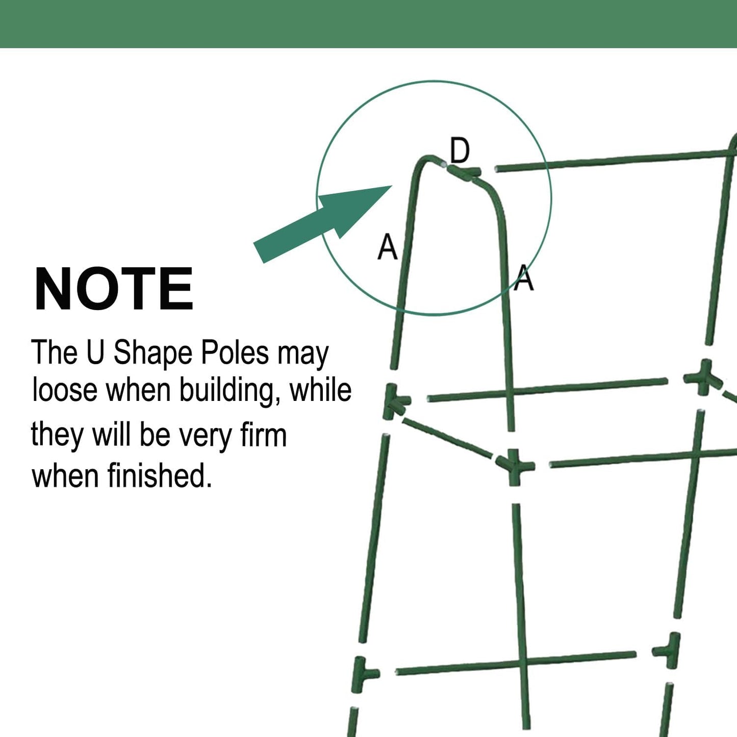 Cucumber Trellis for Plant Climbing- Cucumebr Arch Trelli for Flower Vine Vegetable Tomato Cage Raised Bed- Foldable Garden Tunnel Trellis