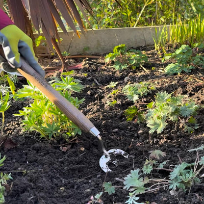 Stainless Steel Hand Weed Fork, Durable Gardening Tool for Efficient Weeding and Soil Aeration