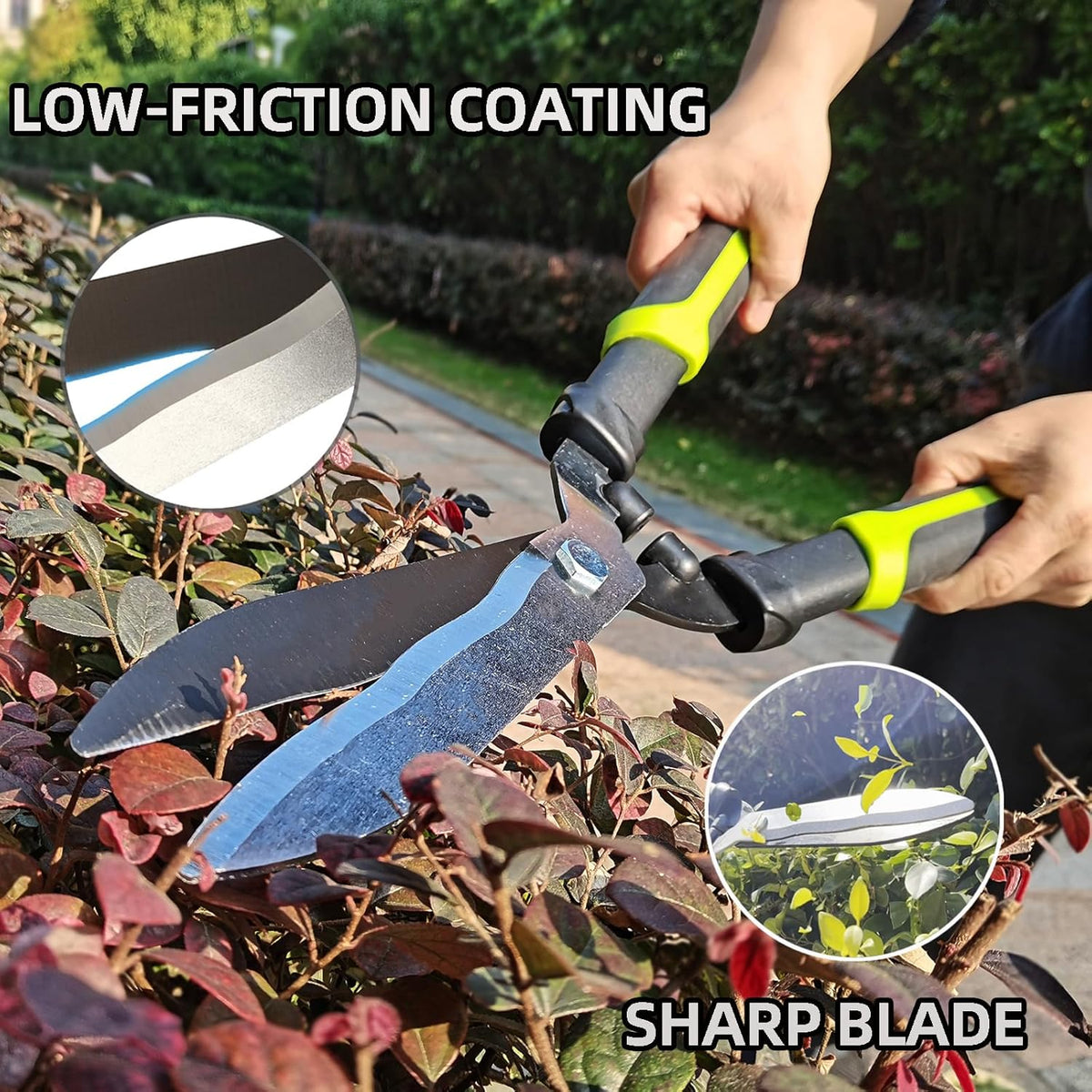 Loppers Hedge Clippers & Pruners Combo Set 3-Piece Hedge Shears