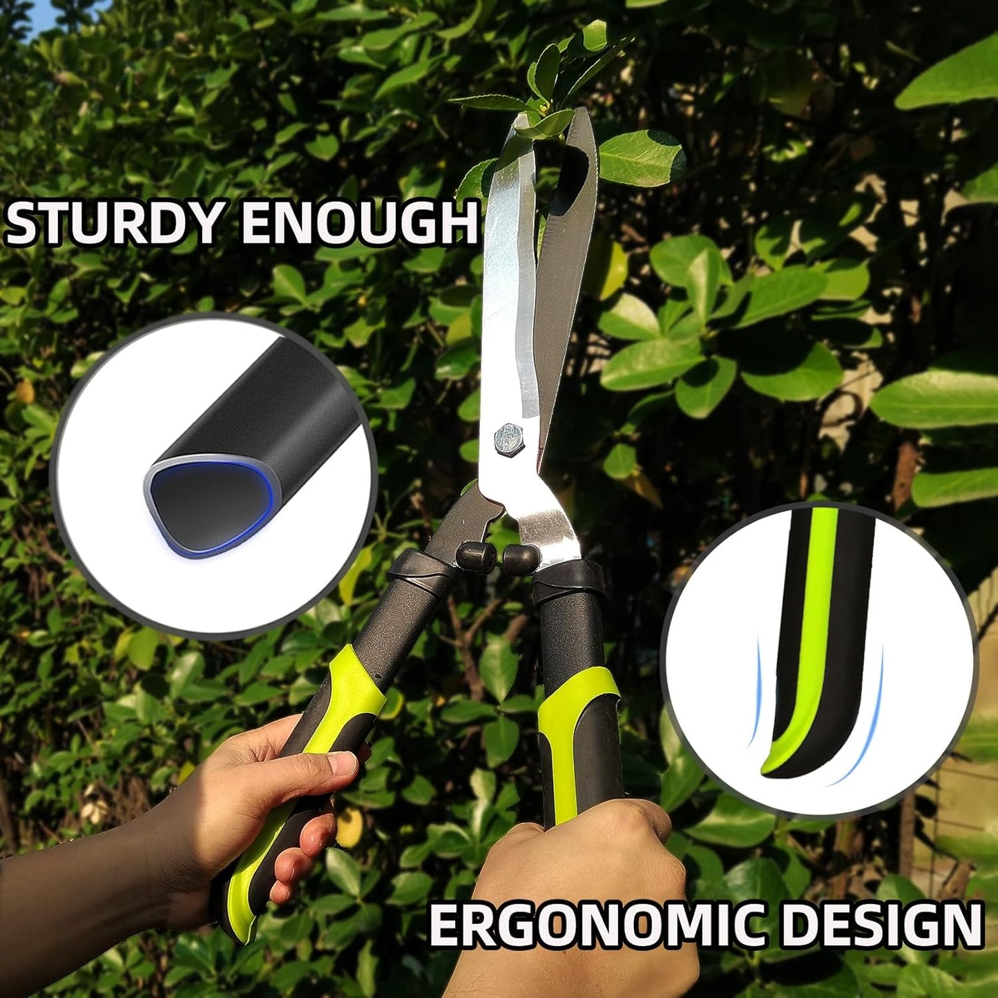 Loppers Hedge Clippers & Pruners Combo Set 3-Piece Hedge Shears