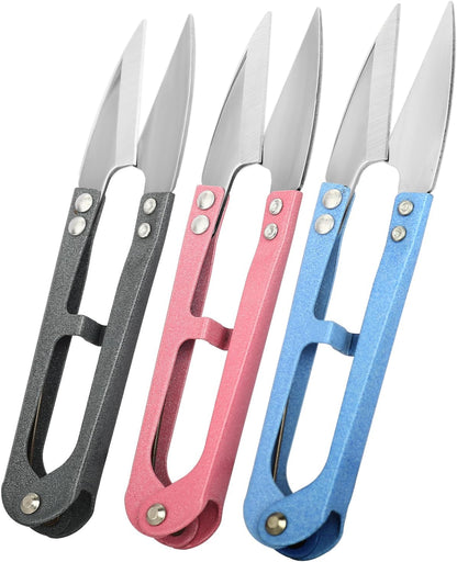 3PCS Thread Snips, High-Carbon Steel Thread Cutter