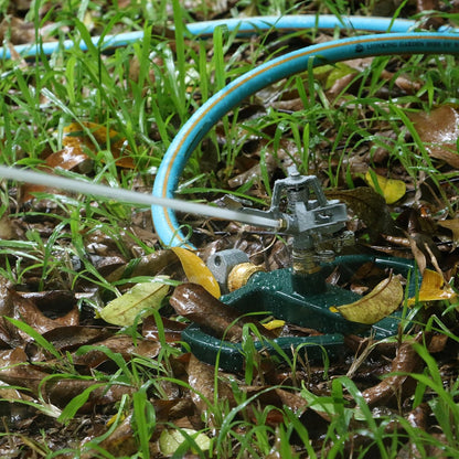 Heavy Duty Impact Pulsating Sprinkler for Yard, All Metal Adjustable Rotating Circular Impulse Lawn Sprinkler for Medium to Large Areas, Lawn and Garden, Coverage up to 5,800 Sq. Ft