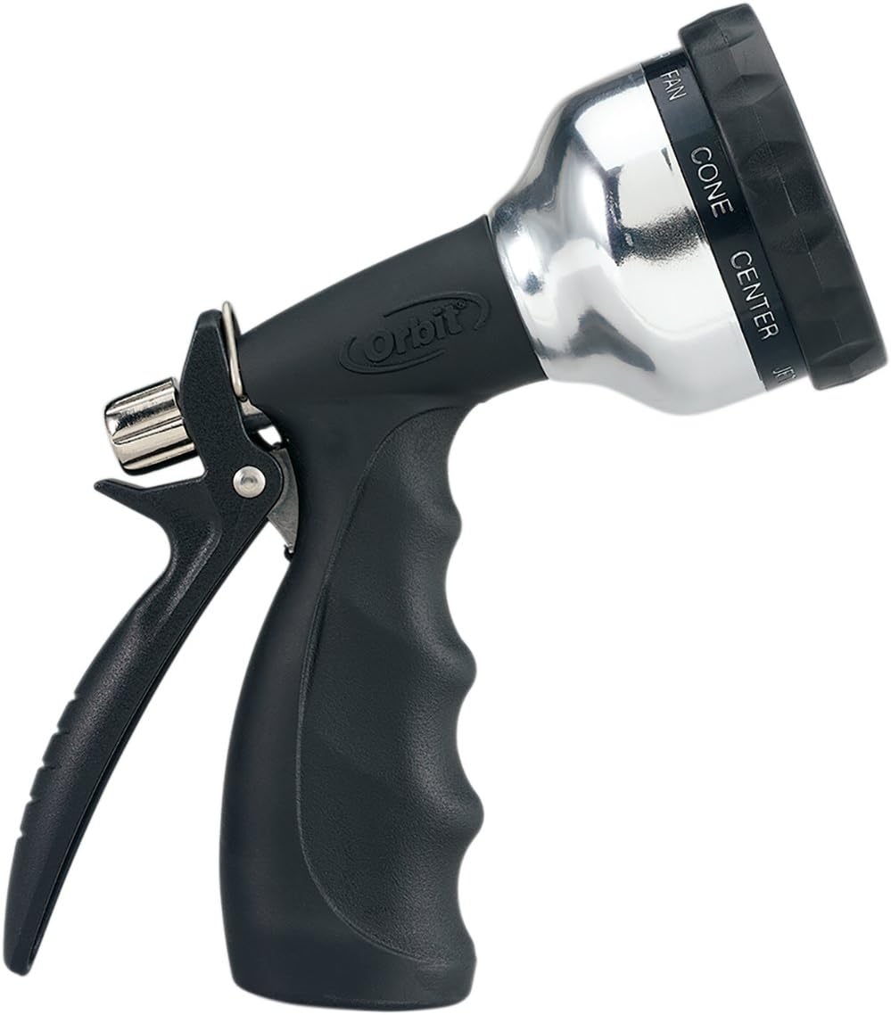 Ultralight 10-Pattern Turret Pistol Hose Spray Nozzle 58339