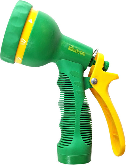 17 in. Watering Wand – 6-Pattern Garden Hose Wand with Adjustable Spray Settings, Comfort Grip, and Extended Reach for Watering Hanging Baskets, Plants, and Garden Beds