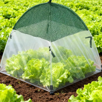 2 PCS Garden Plant Cover, Outdoor Plant Protector for Raised Beds, Garden Row Accelerator Plants Cover with Insect Net Greenhouse Frost Cover & Vegetable Plant