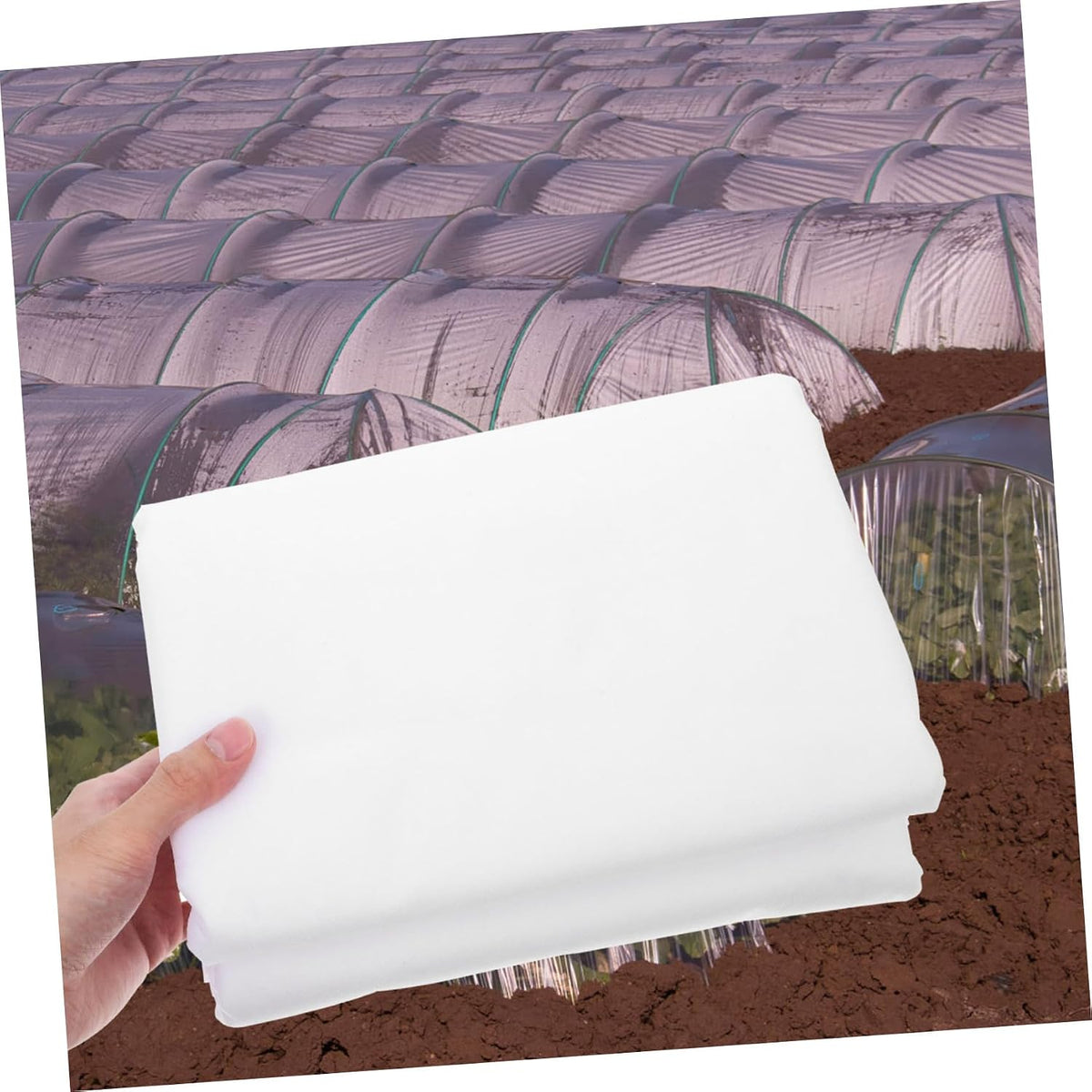 Insulation Plant Frost Cover Nonwoven Winter Plant Blanket Cold Weather Floating Row Cover for Outdoor Gardens