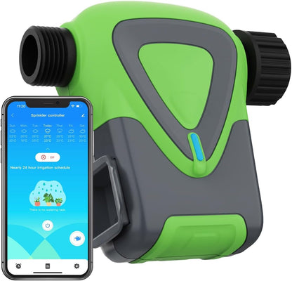 Water Timer for Garden Hose(Note:Zigbee Gateway Needs to be Purchased Separately), GreenVation Plant Automatic System for Yard Outdoor Irrigation, Smart Sprinkler Timer with Tuya/Smart Life App