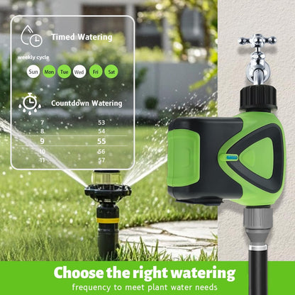 Water Timer for Garden Hose(Note:Zigbee Gateway Needs to be Purchased Separately), GreenVation Plant Automatic System for Yard Outdoor Irrigation, Smart Sprinkler Timer with Tuya/Smart Life App