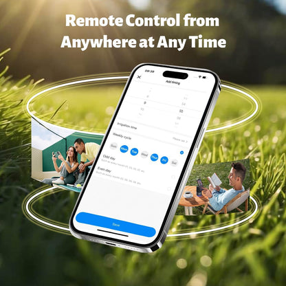 Water Timer for Garden Hose(Note:Zigbee Gateway Needs to be Purchased Separately), GreenVation Plant Automatic System for Yard Outdoor Irrigation, Smart Sprinkler Timer with Tuya/Smart Life App