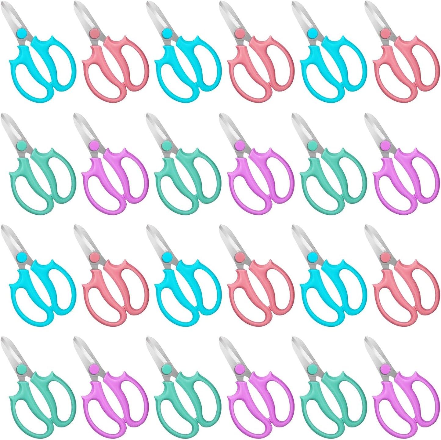 24 Pcs Flower Scissors Stainless Steel Floral Shears Floral Scissors for Fresh Flower Shears for Yard Gardening Plants Hedge Flowers Cutting Secateurs Flowers Arrangement