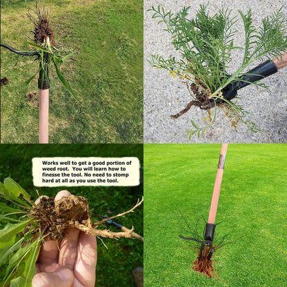 Metal Weed Removal Head Replacement for Garden Stand-up Weed Puller Tool Handheld Weed Picker Tool Without Bending Pulling, Kneeling -No Handle