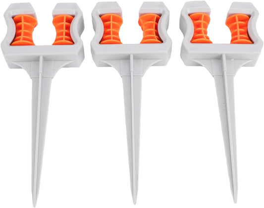 Garden Hose Guides, ABS Protective Roller, Efficient Lawn Hose Guide Spikes for Accurate Watering in Yards and Flower Beds