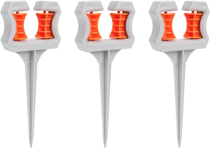 Garden Hose Guides, ABS Protective Roller, Efficient Lawn Hose Guide Spikes for Accurate Watering in Yards and Flower Beds