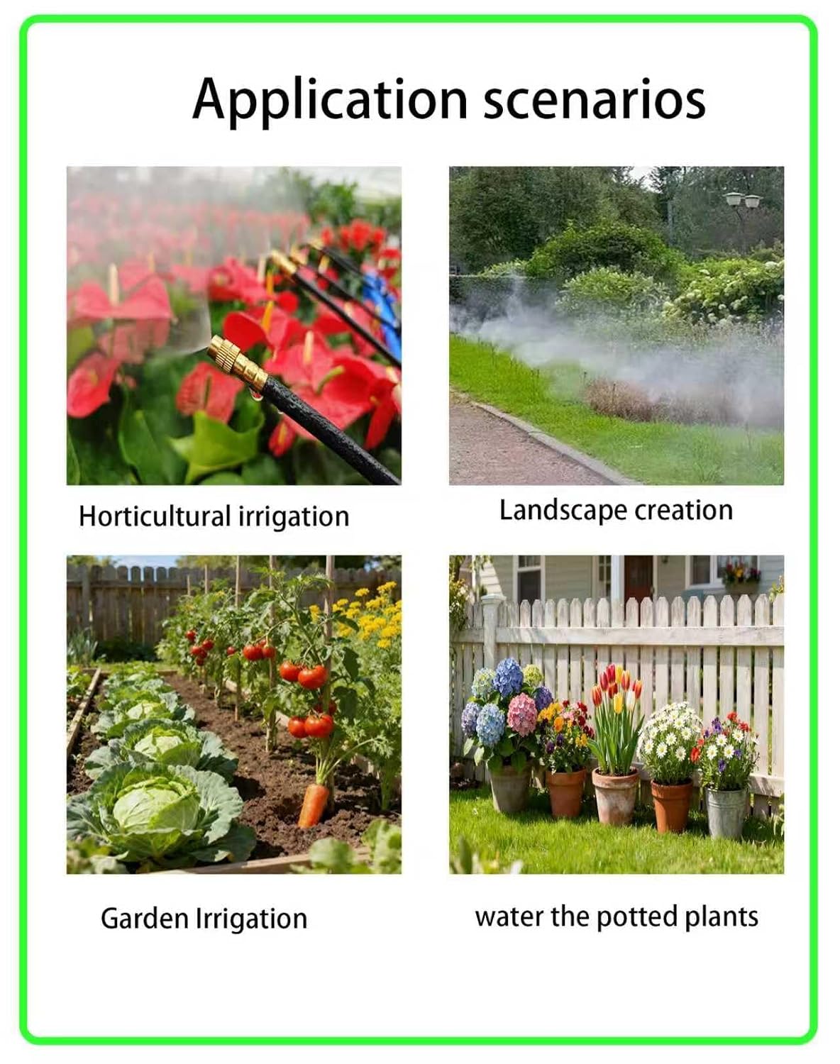360° Adjustable Drip Irrigation System – Garden Watering Sprinkler System