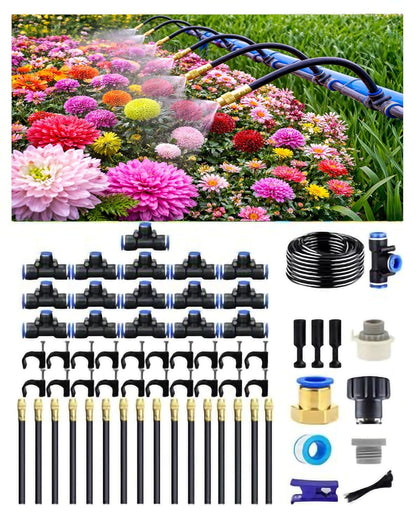 360° Adjustable Drip Irrigation System – Garden Watering Sprinkler System