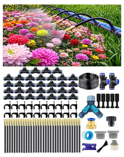 360° Adjustable Drip Irrigation System – Garden Watering Sprinkler System