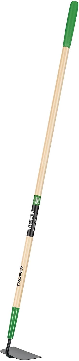 TruTough Meadow Hoe, 6-Inch Steel Head, 54 in Wood Handle with 6-Inch Grip, Heavy-Duty Garden Hoe for Weeding & Soil Cultivation (Model 30006)