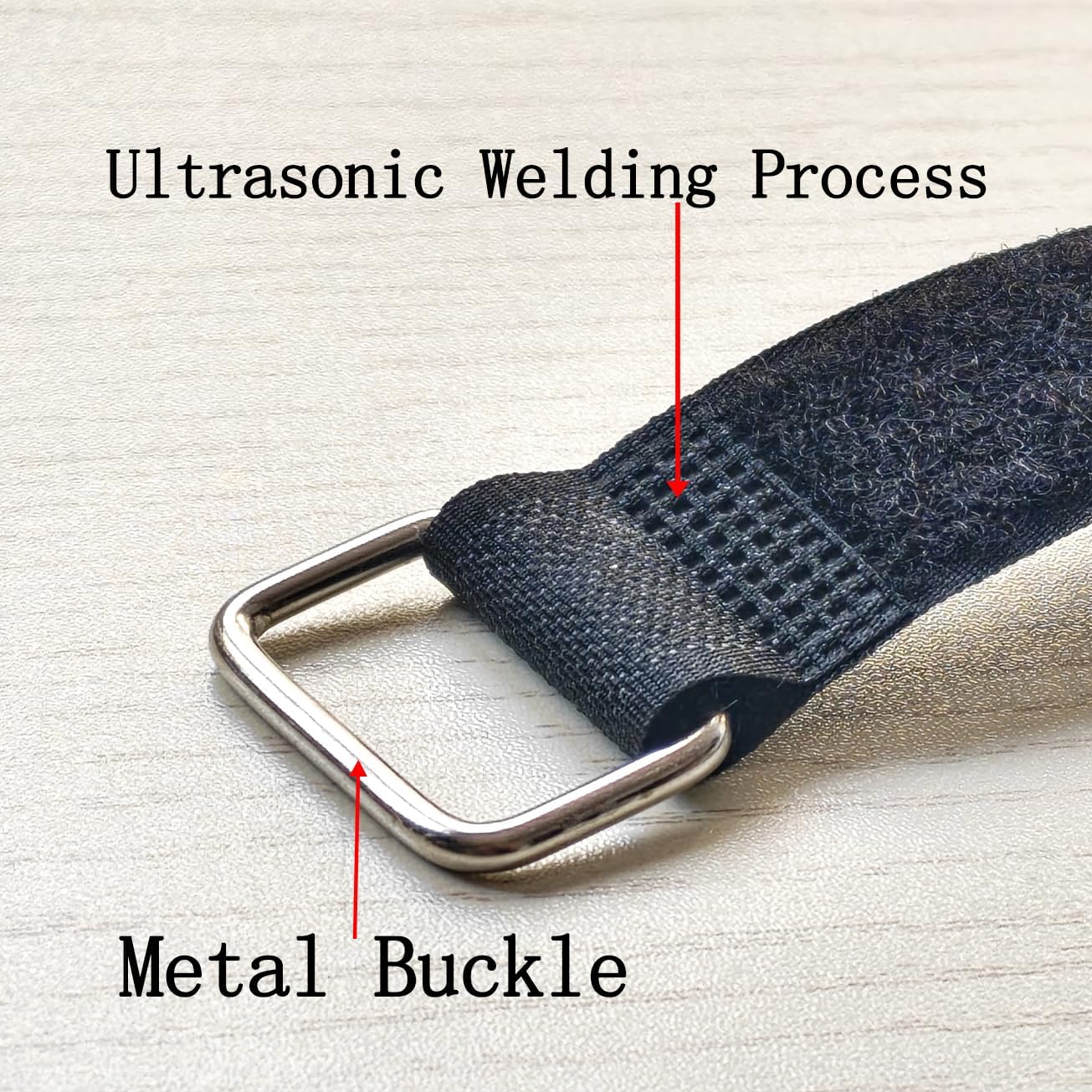 24 inch Hook and Loop Cable Strap - Reusable Fastening Strap - 12 PACK 1 inch Wide Nylon Cable Cinch Wrap