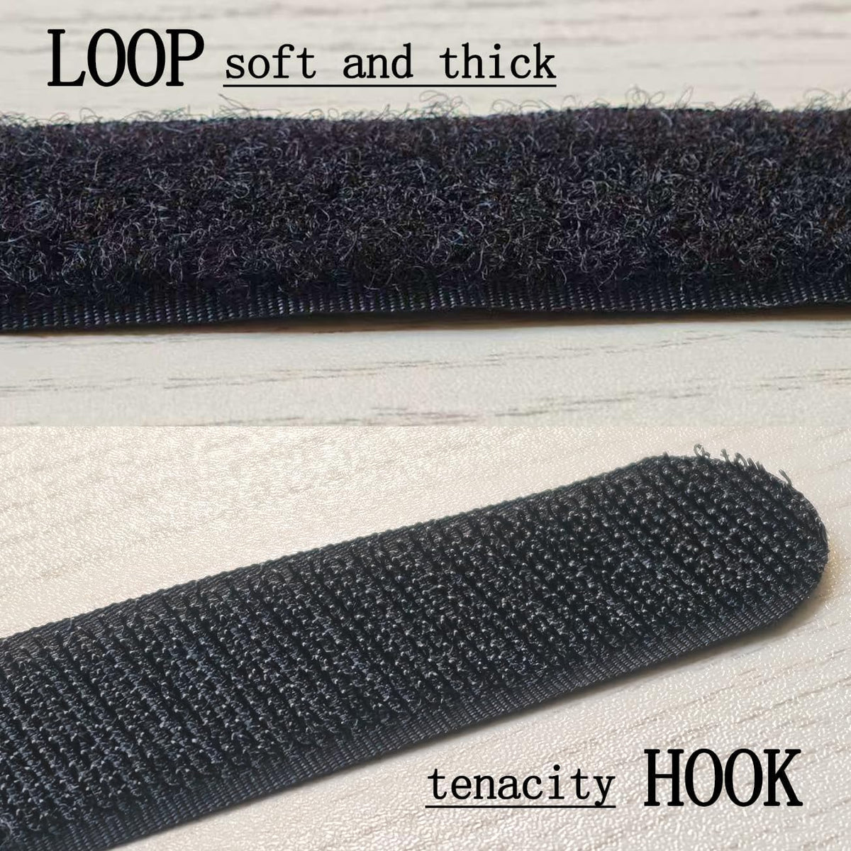 24 inch Hook and Loop Cable Strap - Reusable Fastening Strap - 12 PACK 1 inch Wide Nylon Cable Cinch Wrap