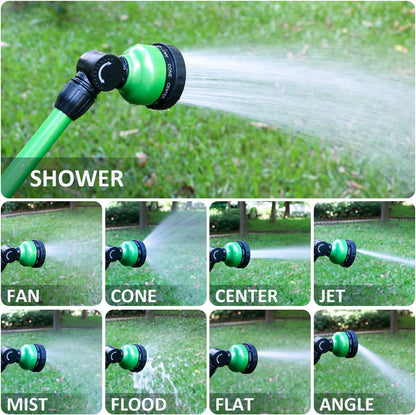 Watering Wand for Garden Hose, Lightweight Metal Turret Wand, Green