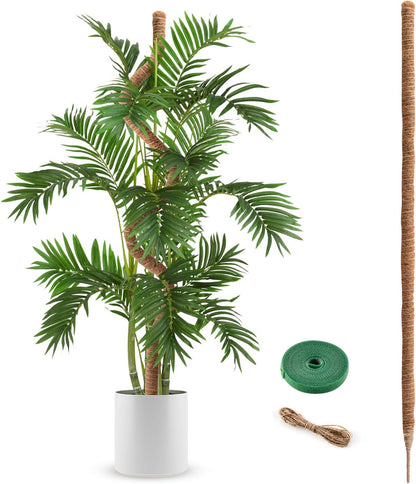 2 Pack Moss Pole 63 Inch Monstera Plant Sticks Support Tall Long Stakes