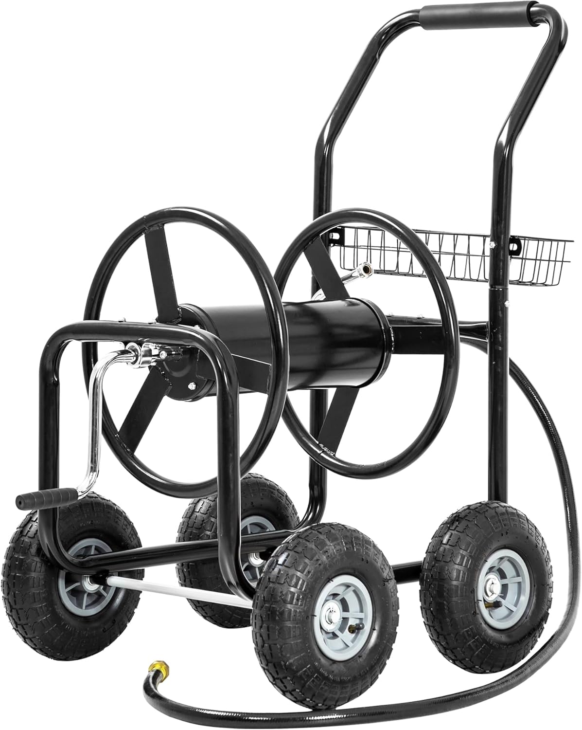Garden Hose Reel Cart | Holds Upto 300ft of 5/8" Hose | Green