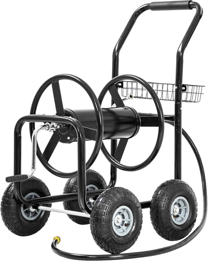 Garden Hose Reel Cart | Holds Upto 300ft of 5/8" Hose | Green