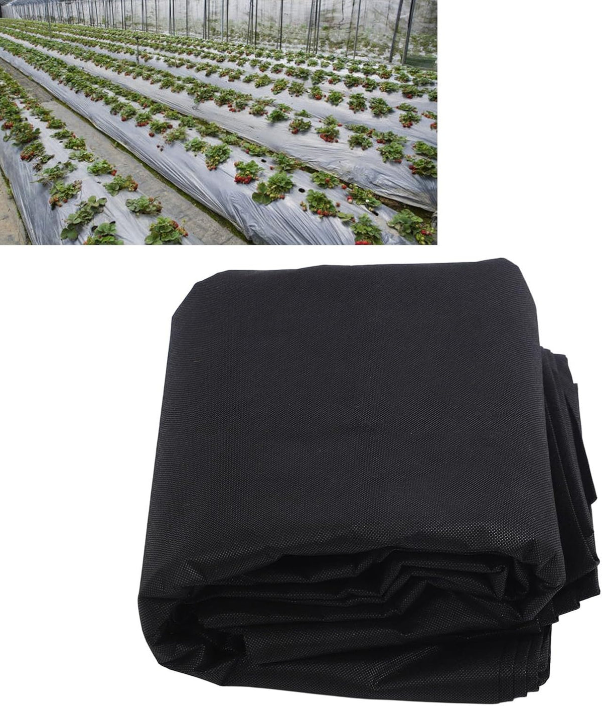 Plant Covers Freeze Protection, Frost Cloth Plant Freeze Protection Roll Floating Row Cover Frost Blanket Frost Cloth(Black)