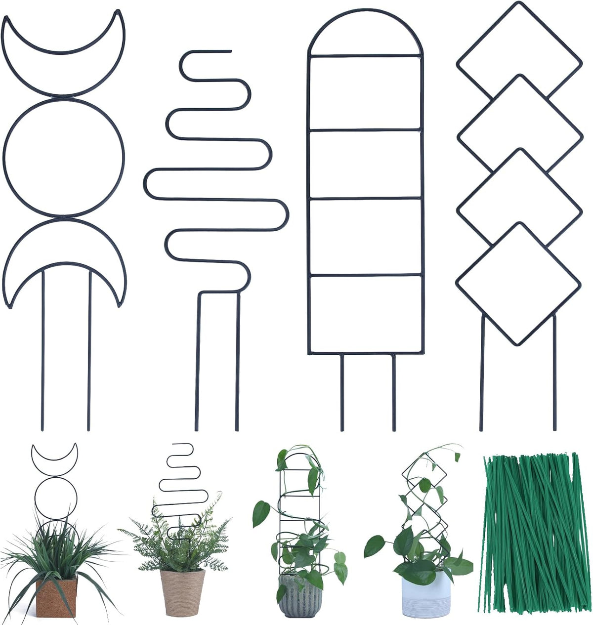 16inch Small Indoor Plant Trellis for Climbing Plants Outdoor