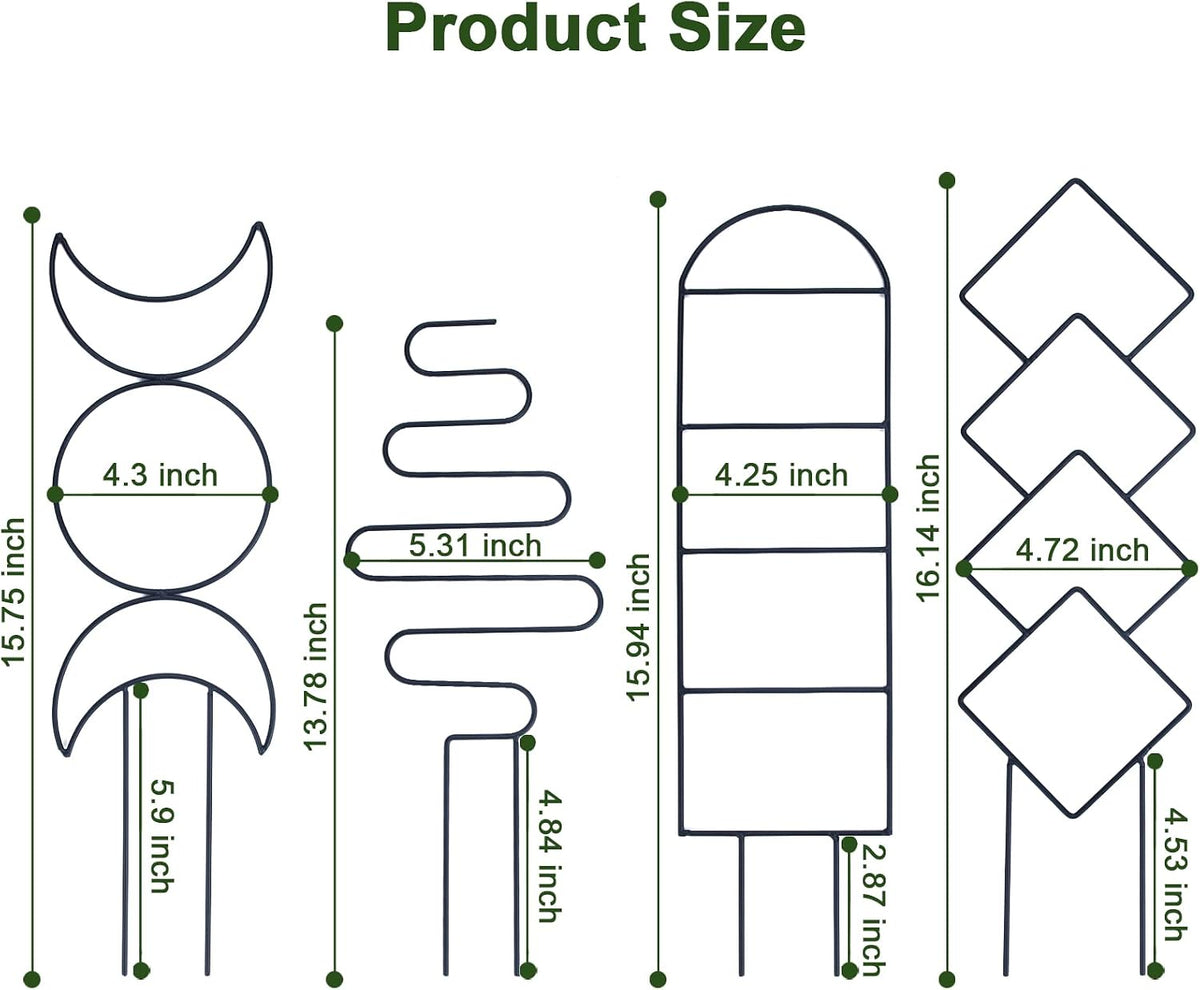 16inch Small Indoor Plant Trellis for Climbing Plants Outdoor