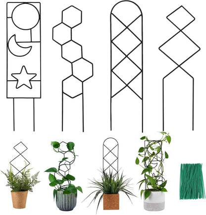 16inch Small Indoor Plant Trellis for Climbing Plants Outdoor