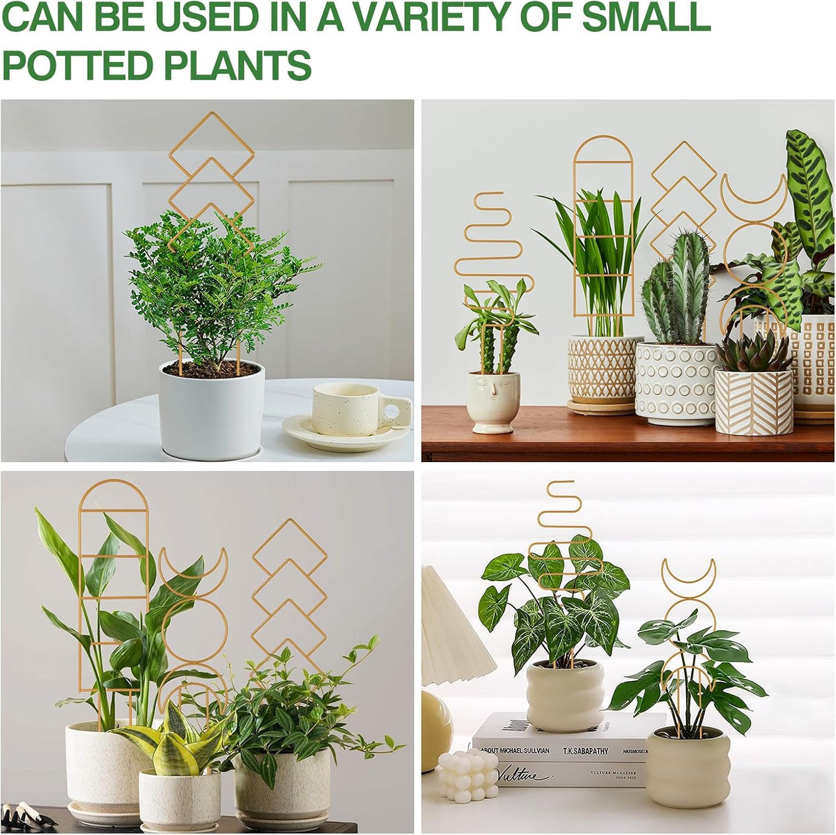 16inch Small Indoor Plant Trellis for Climbing Plants Outdoor