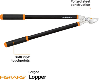 28" Forged Bypass Loppers, Tree Branch Cutter, 1.75" Cut Capacity