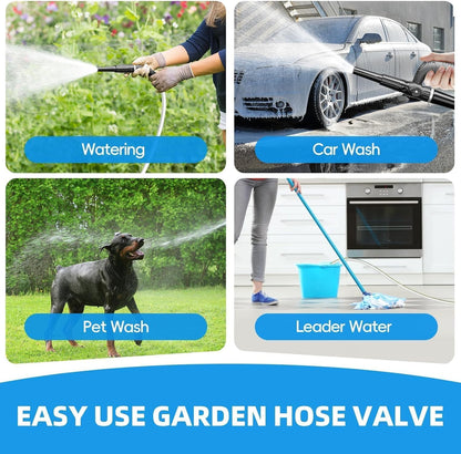 75ft 304 Stainless Steel Metal Garden Hose with Rubber Grip