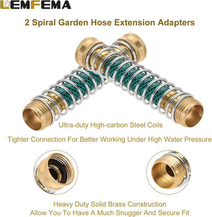 Garden Hose Splitter, 2 Way Hose Connector with 3/4" Connector