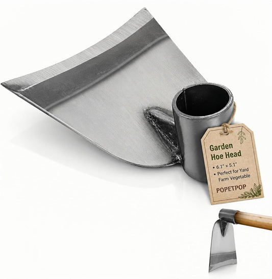Garden Hoe Head, Heavy Duty Steel Hoe Garden Tool Replacement