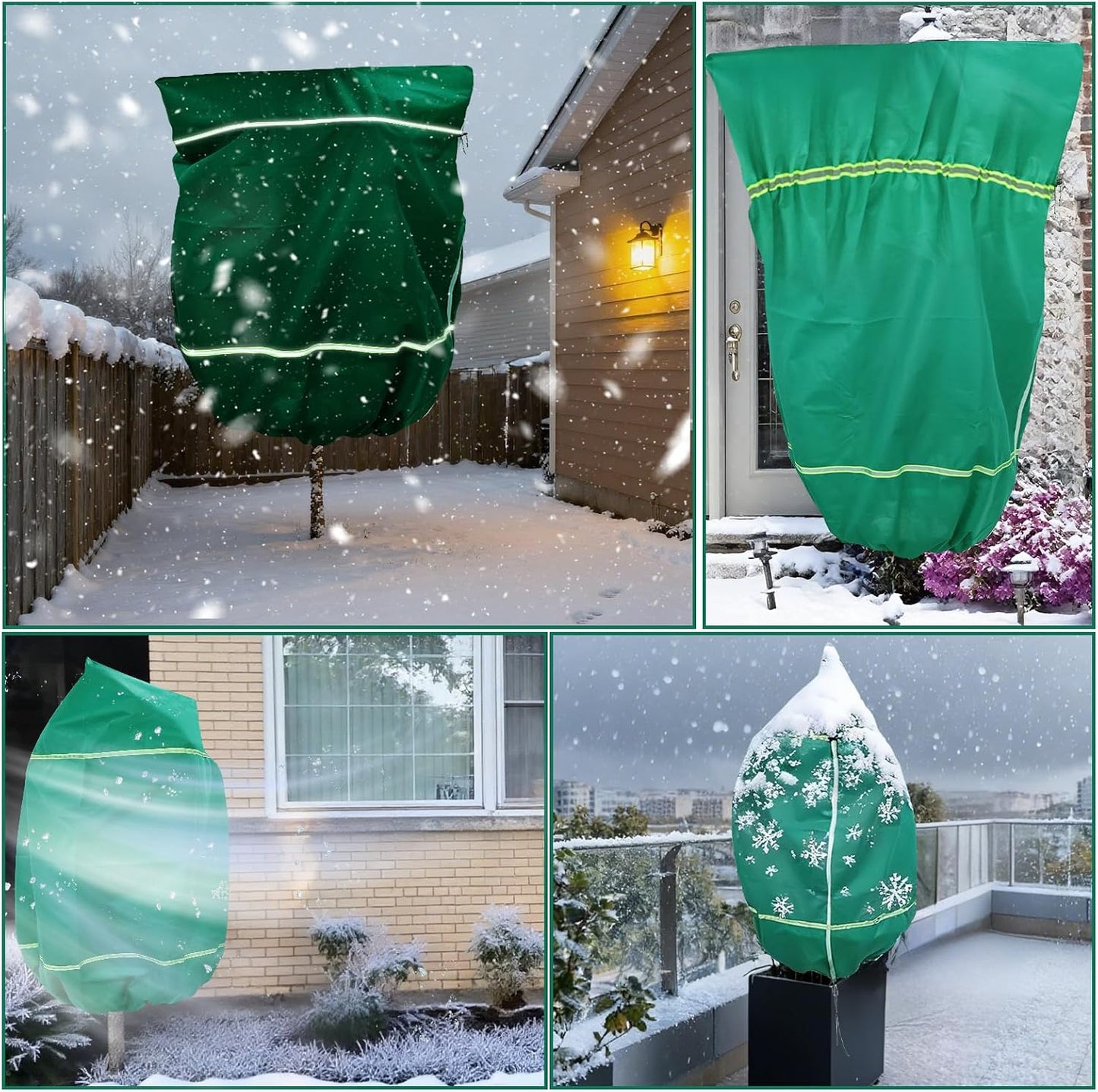Plant Covers Freeze Protection for Winter, 78x94" Frost Blankets