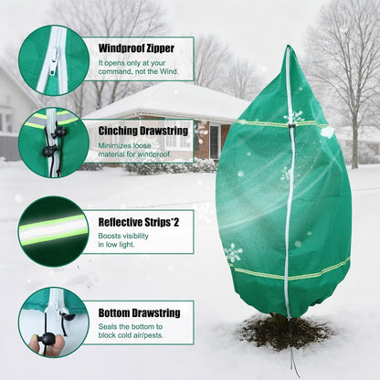 Plant Covers Freeze Protection for Winter, 78x94" Frost Blankets