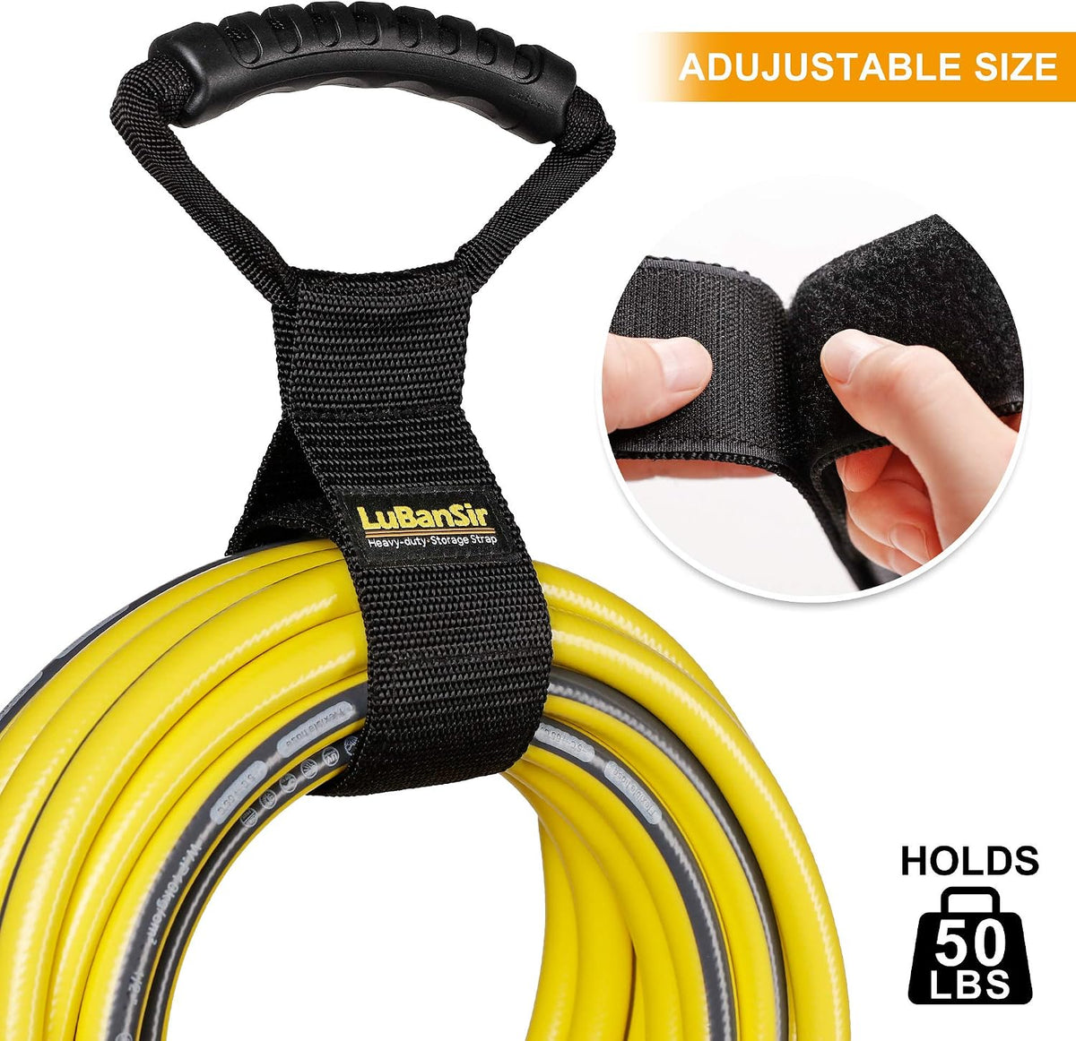 2 Pack 28" Extension Cord Storage Straps with Carrying Handle