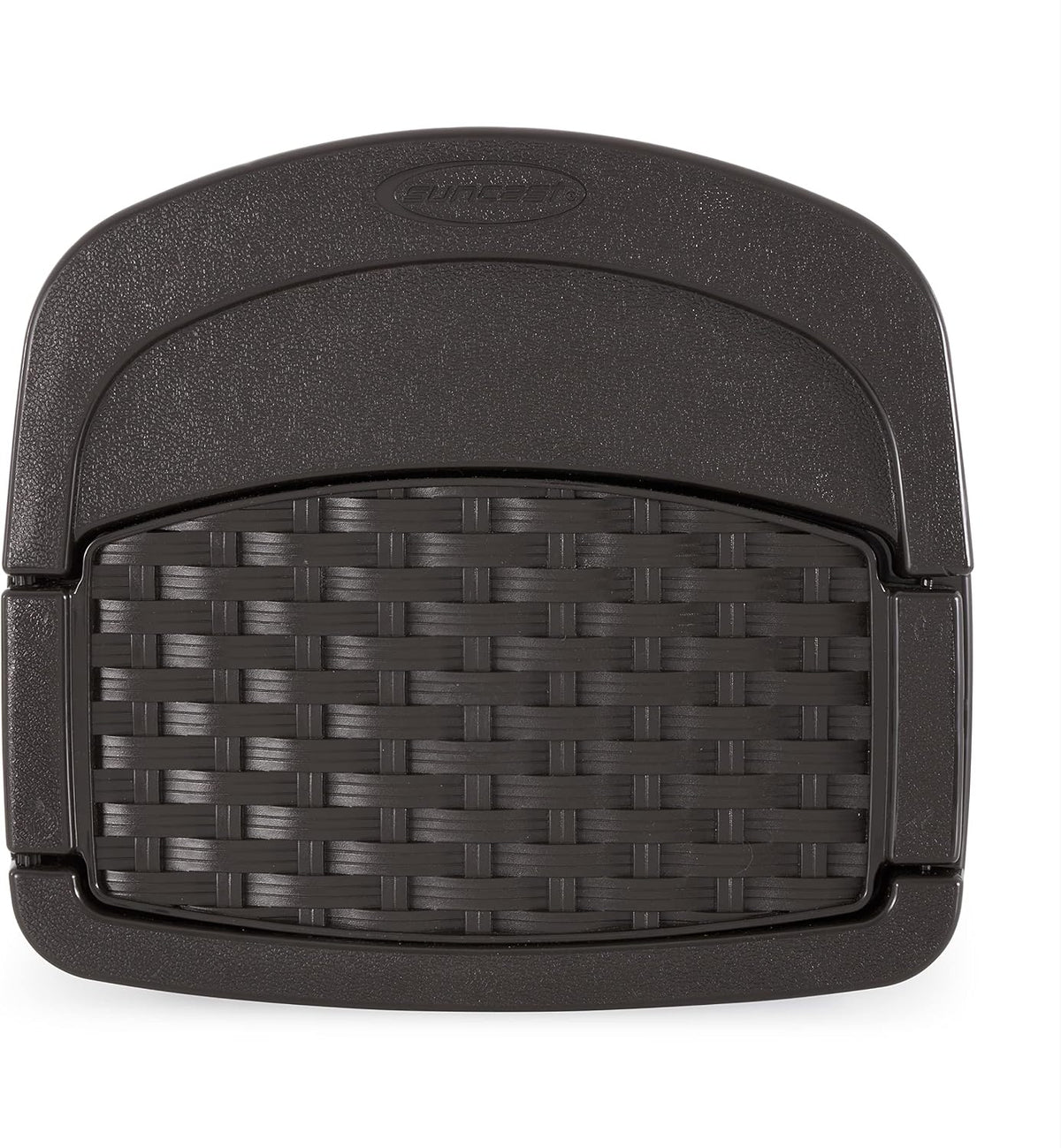2 Pack Hangout 150 Foot Resin Wicker Mounted Garden Storage Hose Rack, Brown