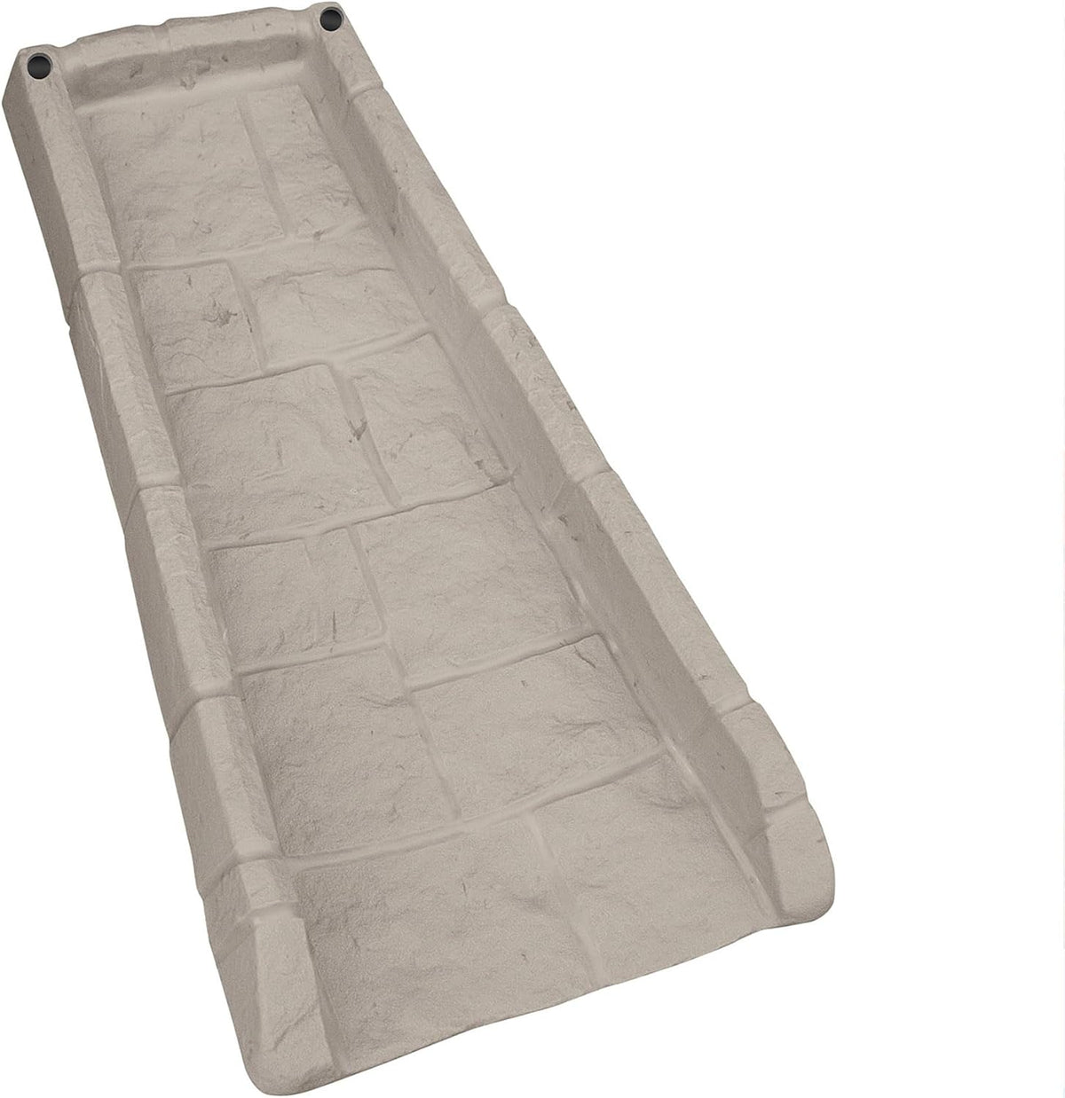 Easy Assembly Downspout Splash Block, Poly Composite, Light Taupe