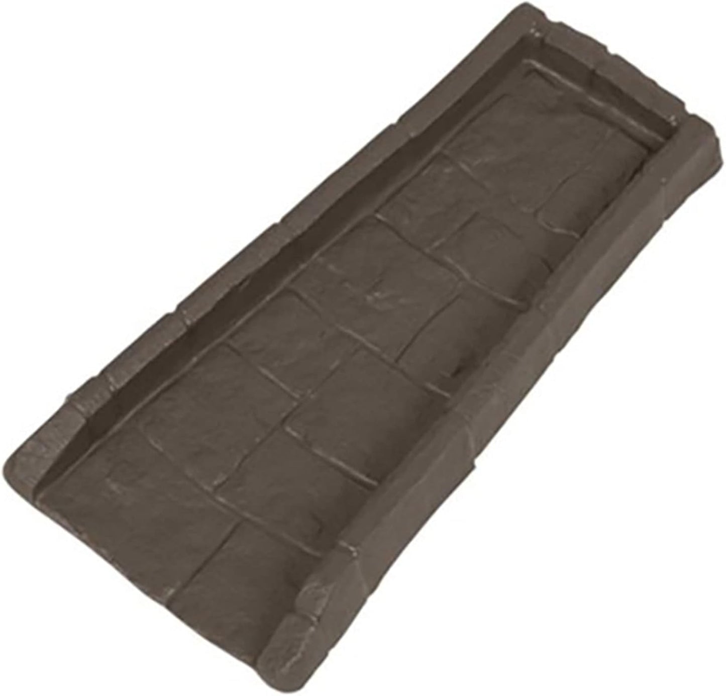 Easy Assembly Downspout Splash Block, Poly Composite, Light Taupe
