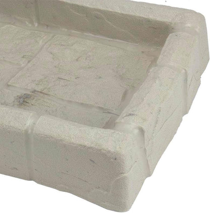 Easy Assembly Downspout Splash Block, Poly Composite, Light Taupe