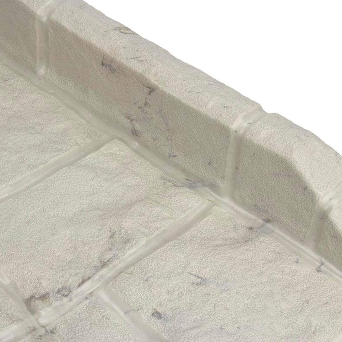 Easy Assembly Downspout Splash Block, Poly Composite, Light Taupe