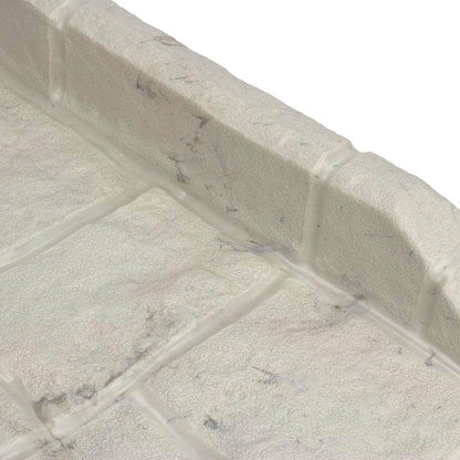 Easy Assembly Downspout Splash Block, Poly Composite, Light Taupe