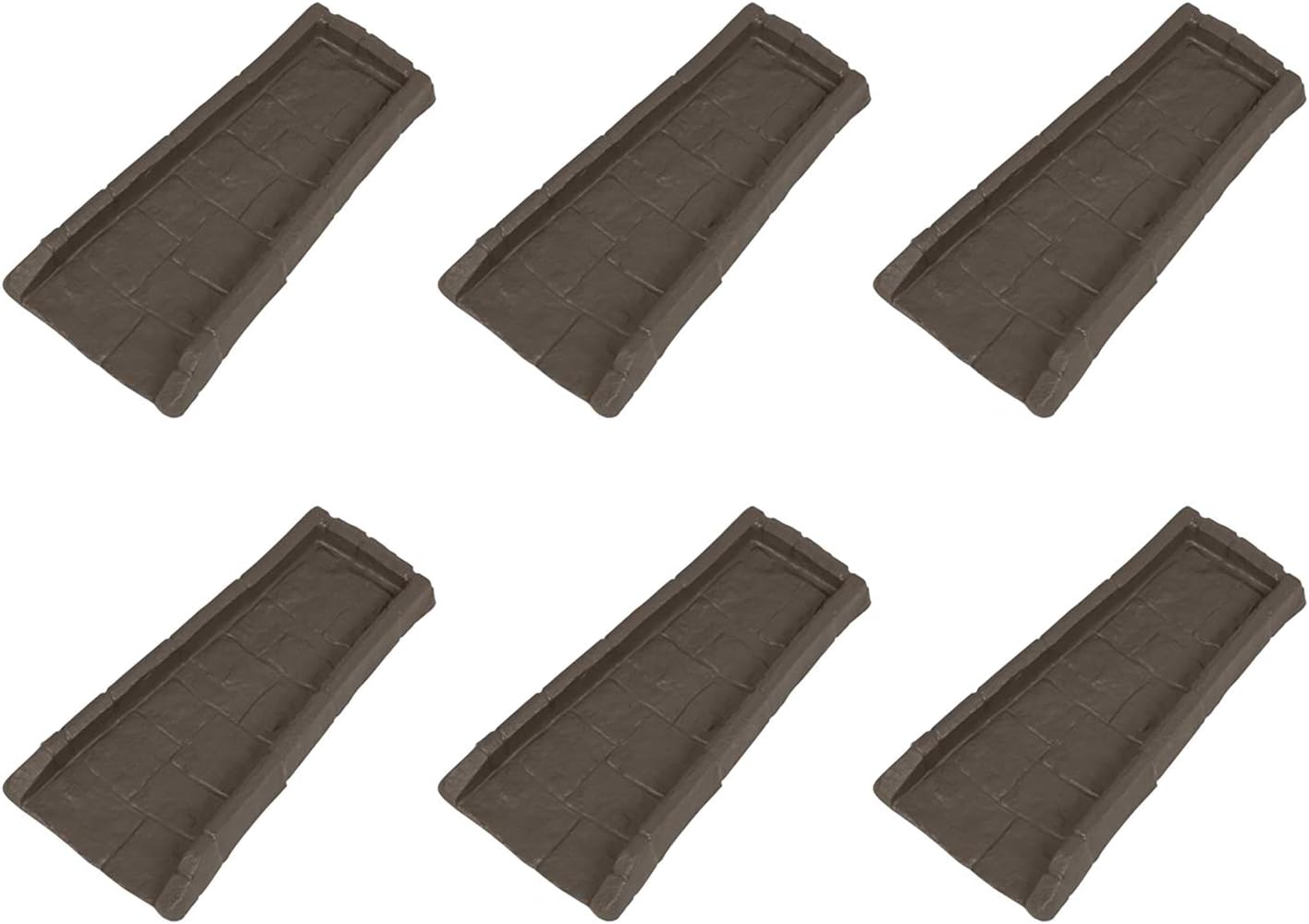 Easy Assembly Downspout Splash Block, Poly Composite, Light Taupe