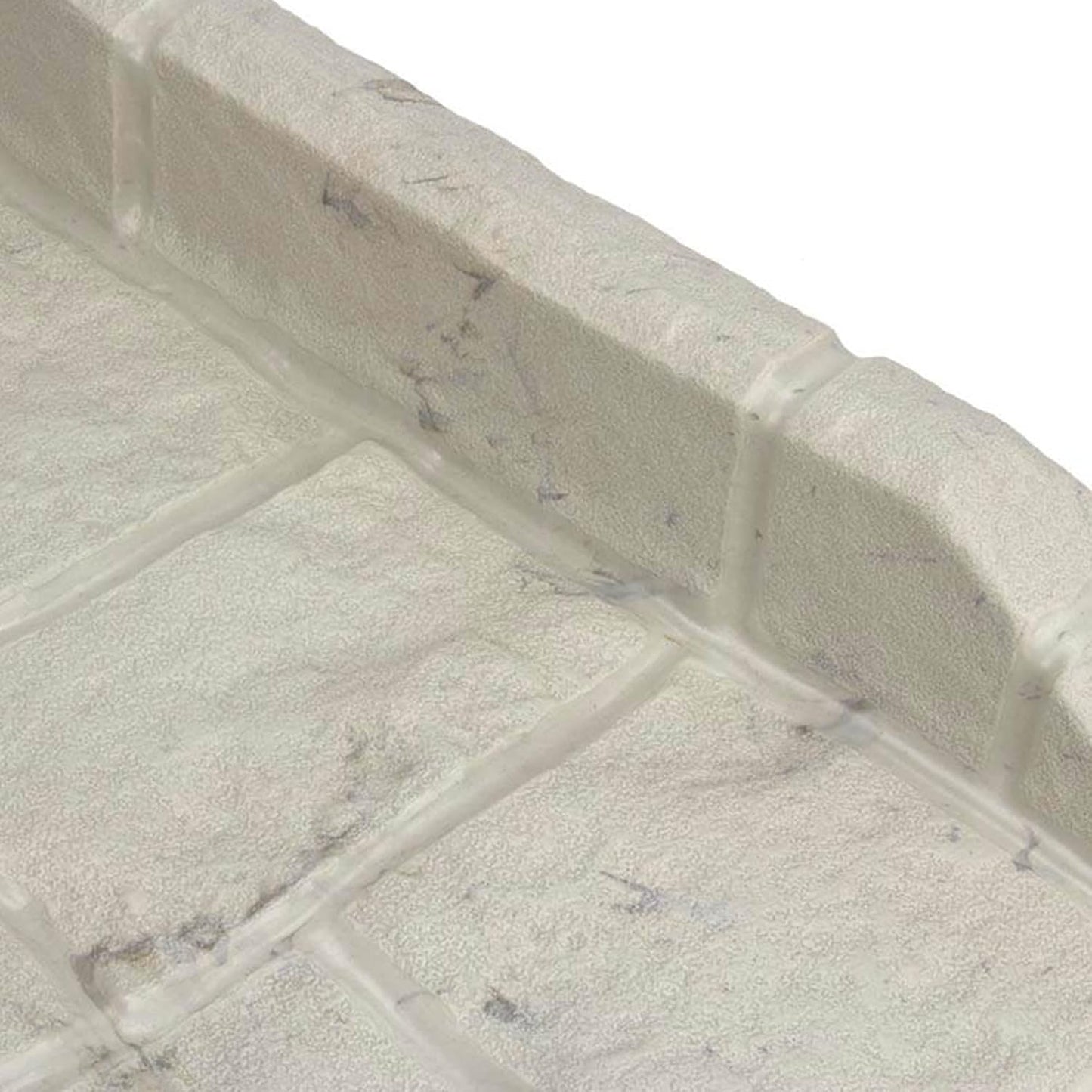 Easy Assembly Downspout Splash Block, Poly Composite, Light Taupe